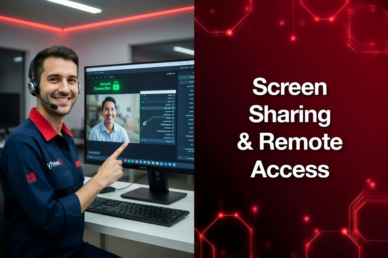 Screen Sharing & Remote Access